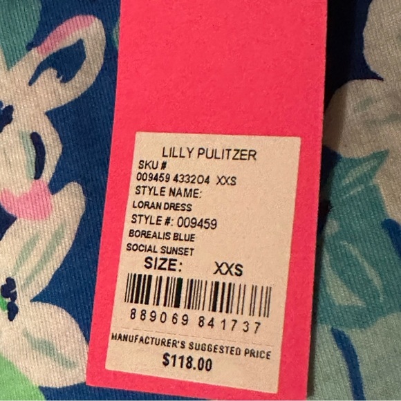 Lilly Pulitzer Loran Dress Social Sunset - Picture 3 of 4